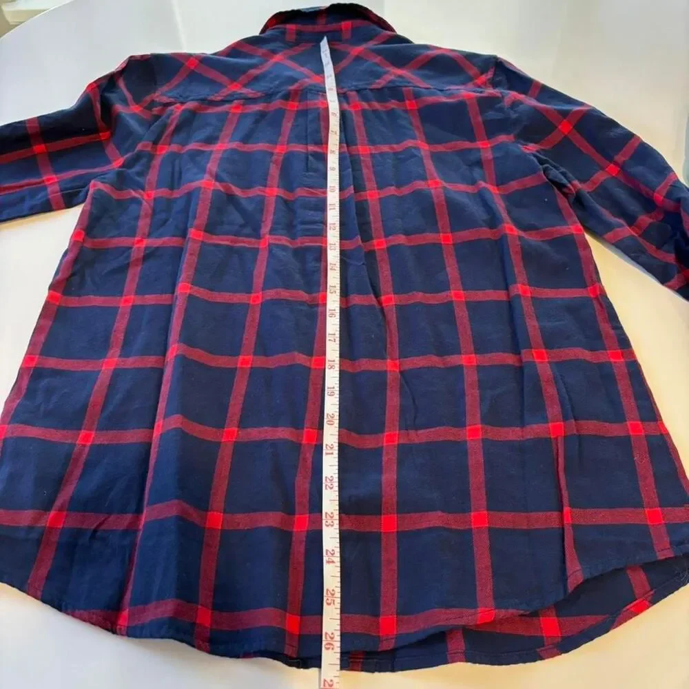 NWT J. Crew Flannel Plaid Women's Small Long Sleeve Button Down $79.50